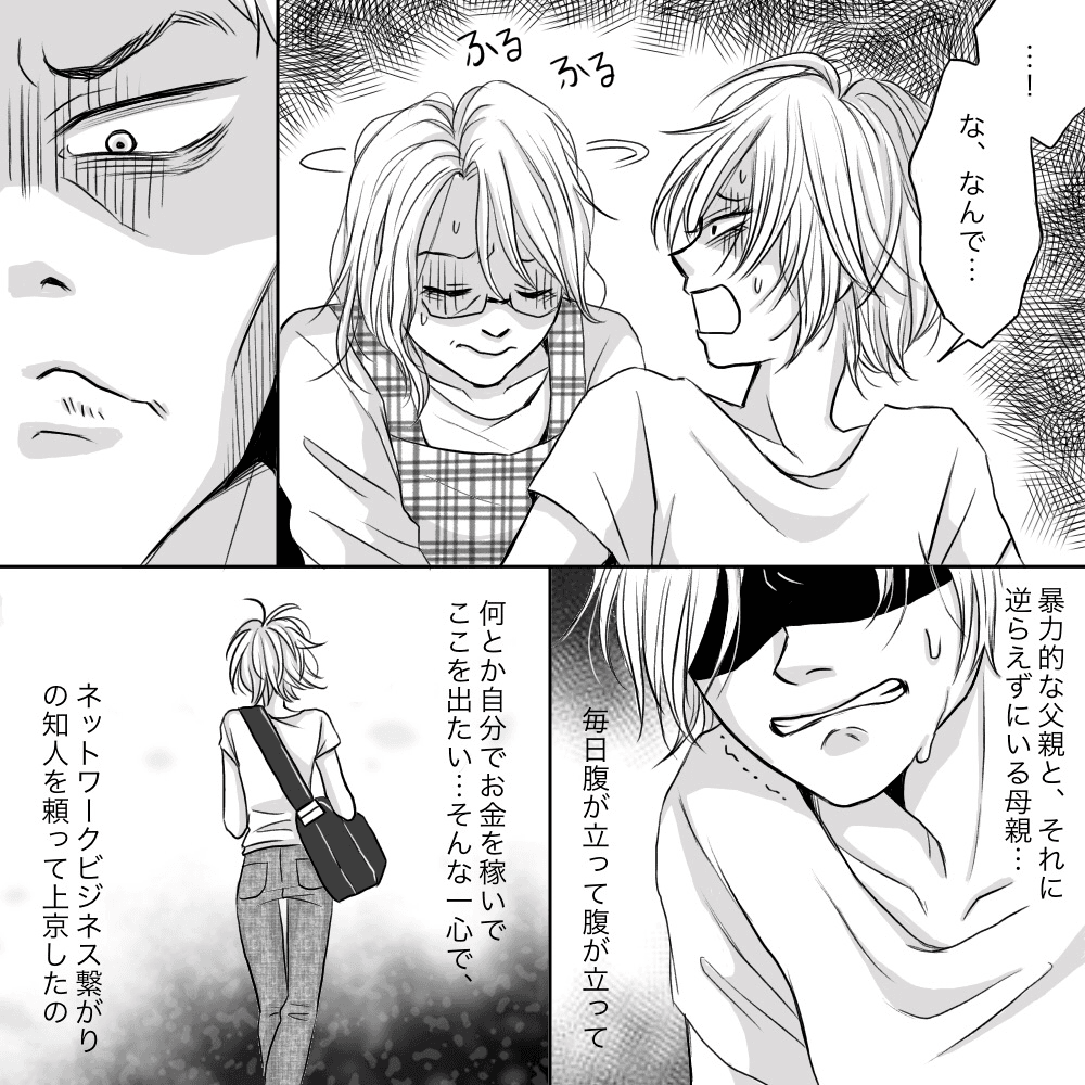 暴力的な父と逆らえない母が嫌で上京した千恵